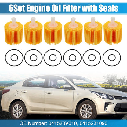 Engine Oil Filter 6 x for Toyota Avalon