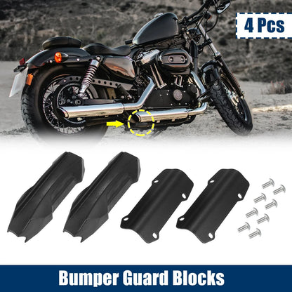 4pcs Motorcycle Guard Crash Bar Bumper Block for BMW R1250GS Adventure F800GS
