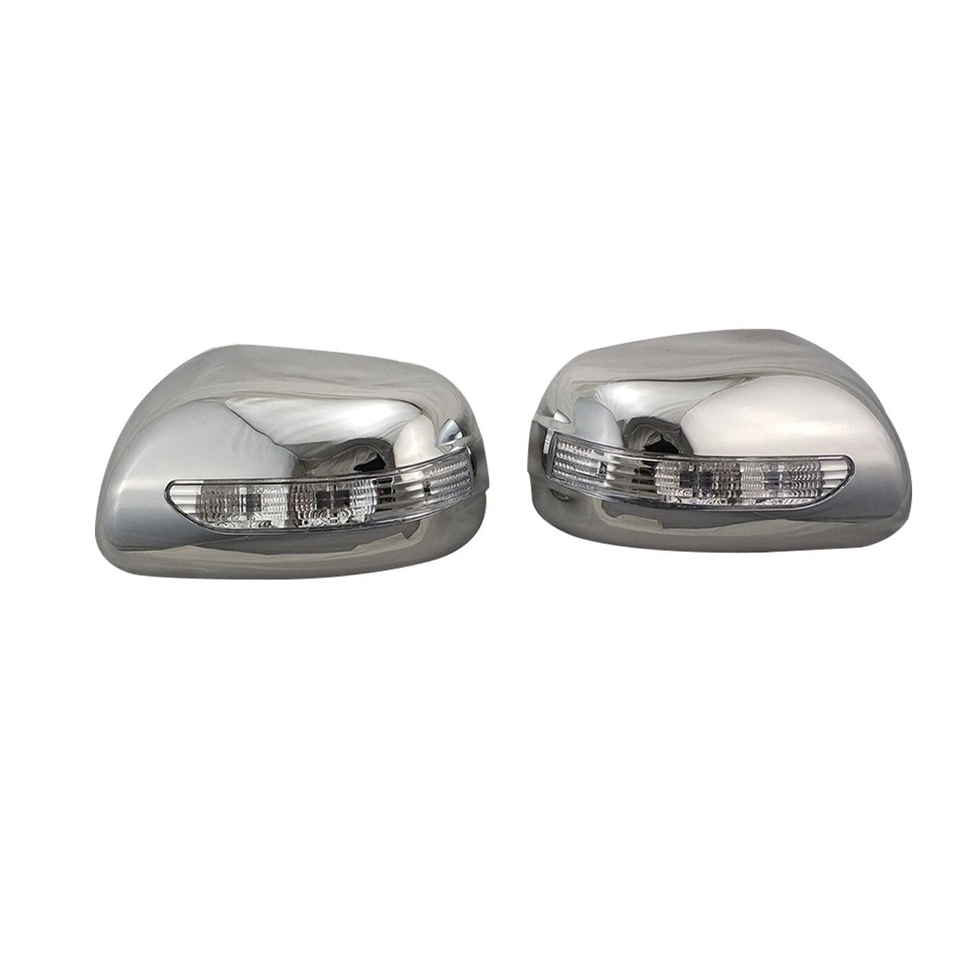 LED Rearview Mirror Side Lid Cover Trim for Toyota Corolla (2005-2006) 2 x Chrome