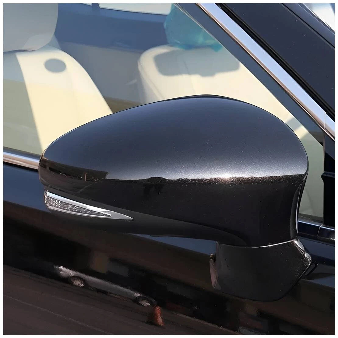 Black Right Rearview Side Mirror Cap for Lexus ES200 ES250 ES350 IS250 (2007-2015)