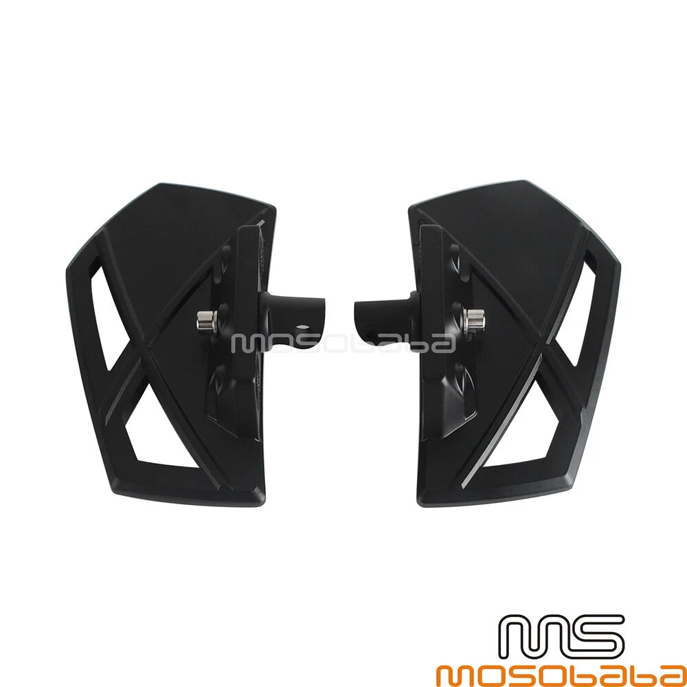 Black Footpeg Foot Pegs for Harley Softail Slim FLSL 107 LiveWire (2018-2023)