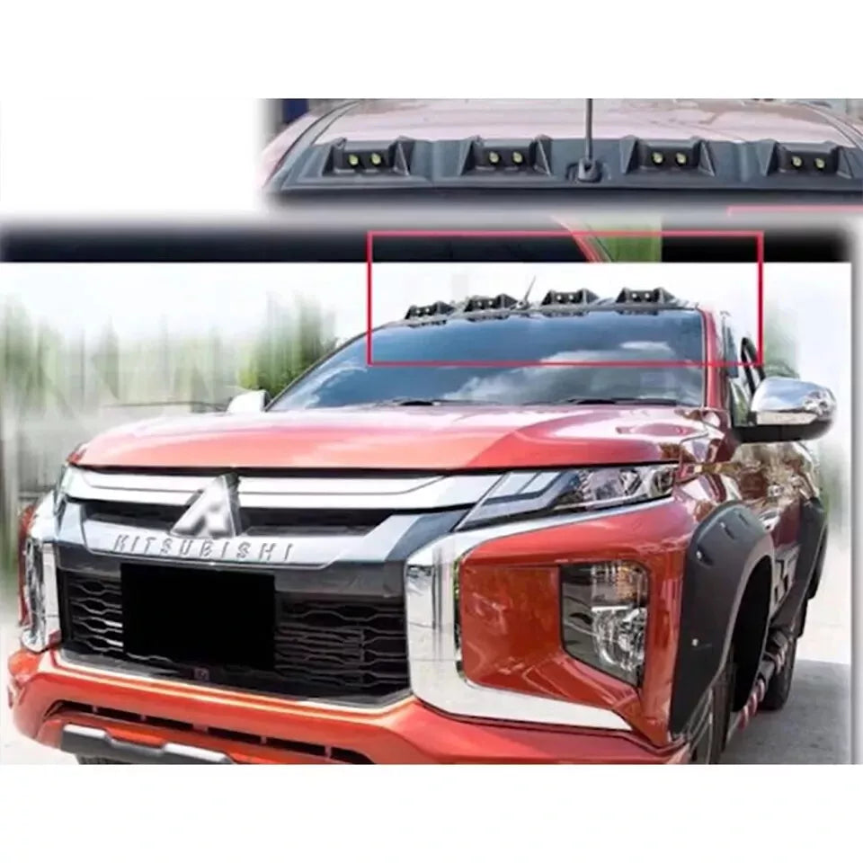 Front Roof Spoiler LED Lights for Mitsubishi L200 (2015-2021)