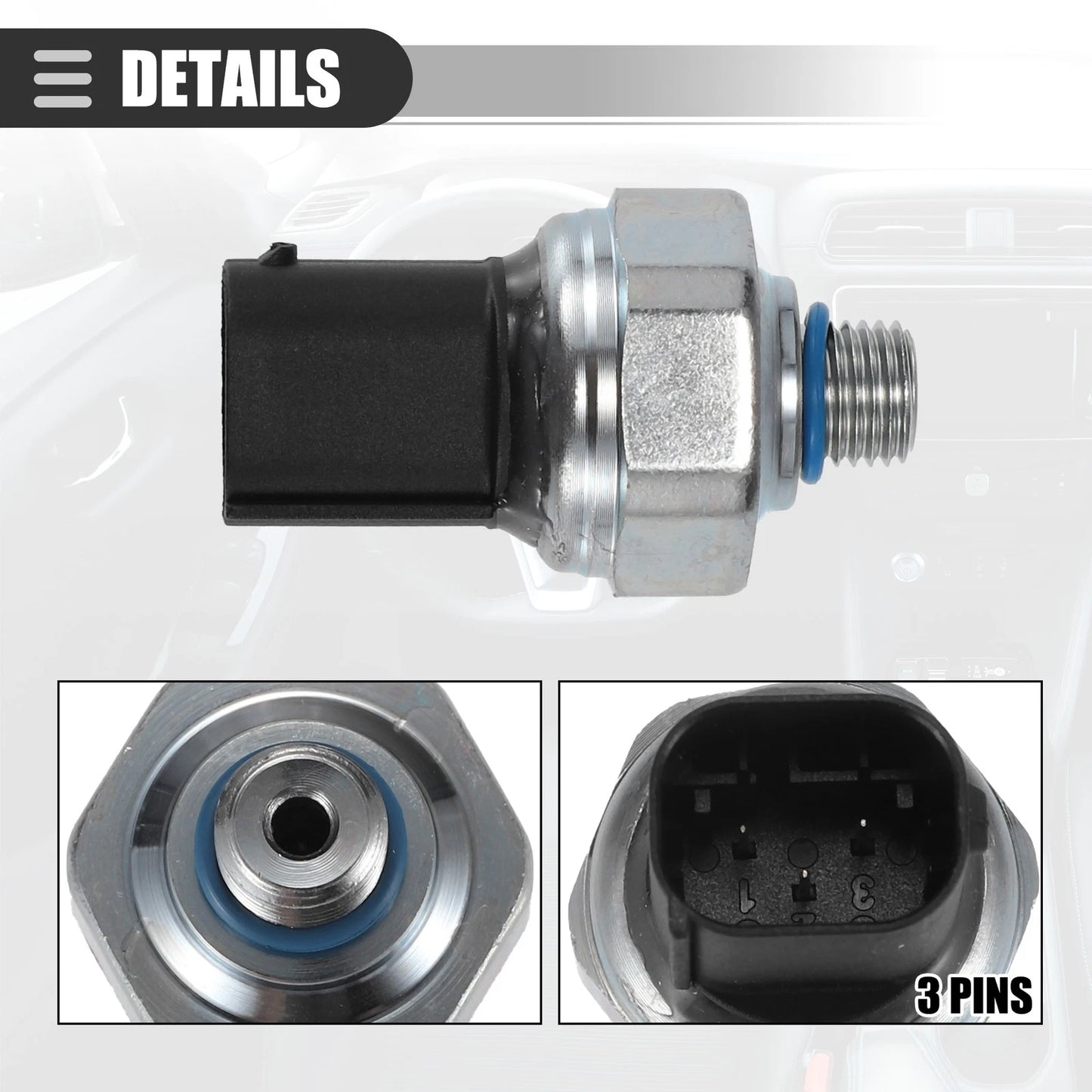 A/C Pressure Transducer Sensor Switch for BMW 128i (2008-2013)