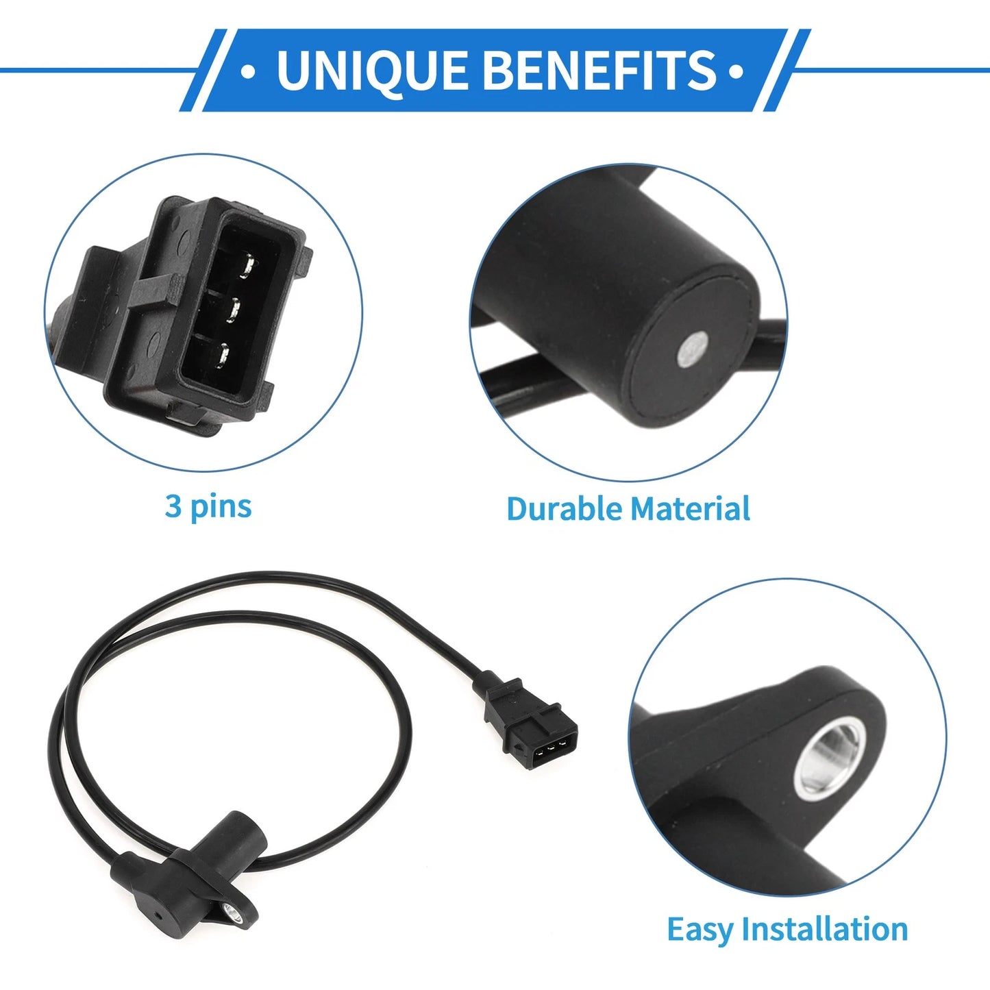 Crankshaft Position Sensor for BMW E90 323i 2.5 (2005-2007) - 1 x Sensor