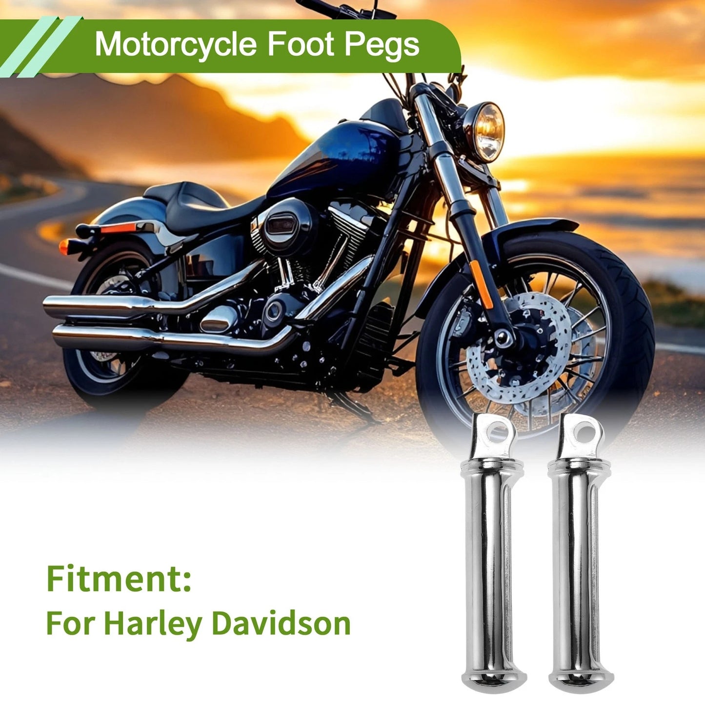Foot Pegs 1 Pair for Harley Davidson