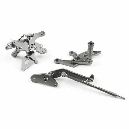 Adjustable Rearsets Footrests for Honda CBR500R, CB500F (2016-2017)