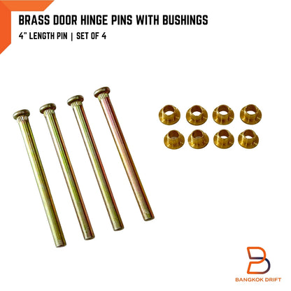 100MM Front Door Hinge Pin Bush Kit for Toyota Land Cruiser FJ40 FJ45 (1960-1984)