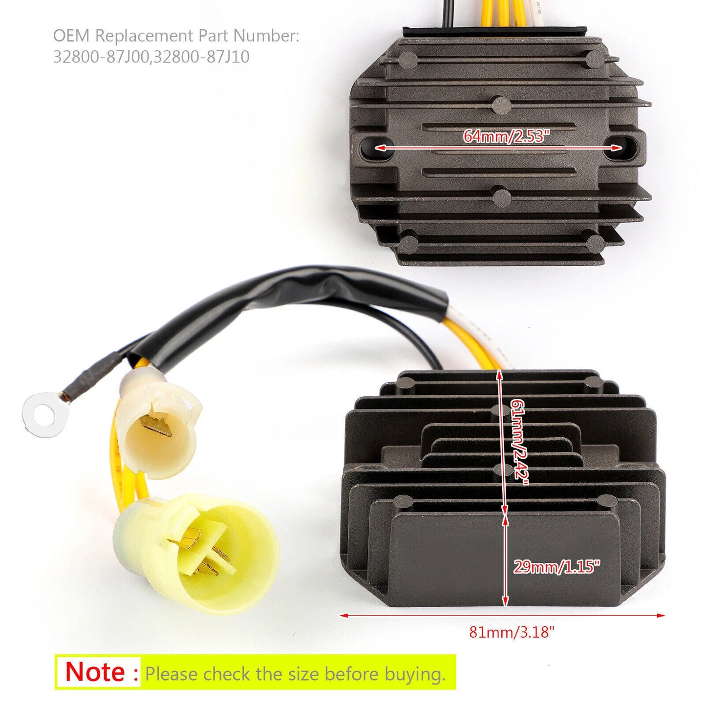 Regulator for Suzuki DF 40/50 Hp, Johnson/Evinrude 40/50 Hp (1999-2004)