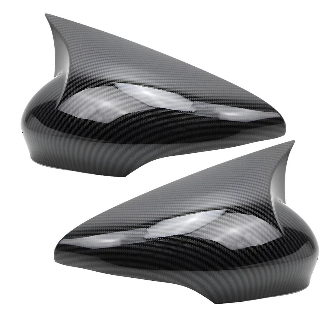 Carbon Fiber M3 Style Mirror Cover Caps for Ford Fiesta (2017-2023)