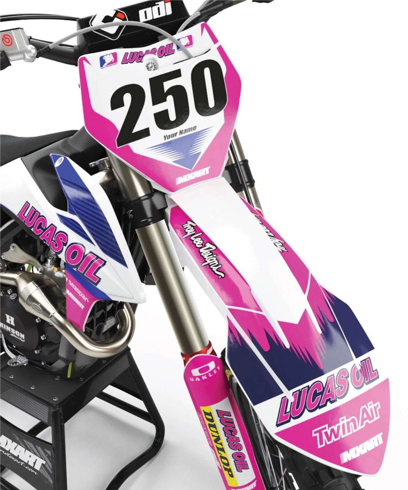 KTM 50 Graphics Full Kit Active Pink Style Stickers Decals (2016-2023)