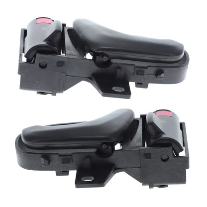 Door Handle Inner Set of 4 for Holden Barina MH (1991-1999) Black Front Rear