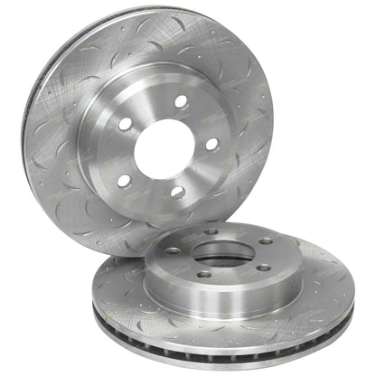 Drilled Slotted Disc Rotors for Falcon BA BF FG XT LTD XR6 XR8 (2002-2012)