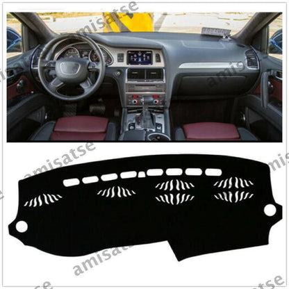 Dashmat for Q7 2006-2015 Black Dashboard Cover Sun Visor Pad (2006-2015)