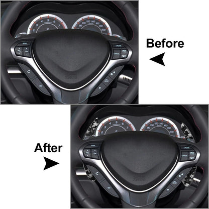 Steering Wheel Shifter Paddle Extensions for Honda Acura MDX ILX RDX TLX TSX (2014-2023)