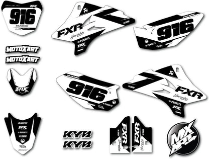 Custom Graphics Full Kit for Yamaha TTR 50 (2006-2020) BURN Style Stickers
