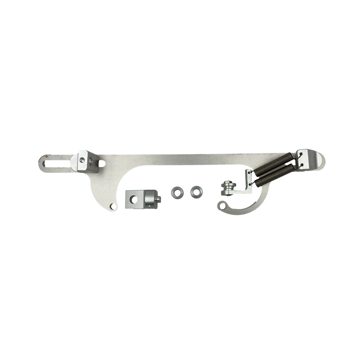 Chrome Fuel Rail Line with Nuts for Holley 4150 Double Pumper (Fits 9-5/16")