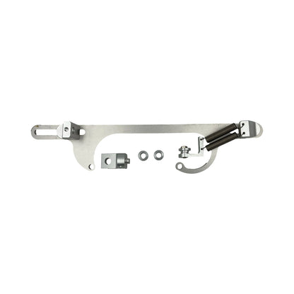 Chrome Fuel Rail Line with Nuts for Holley 4150 Double Pumper (Fits 9-5/16")