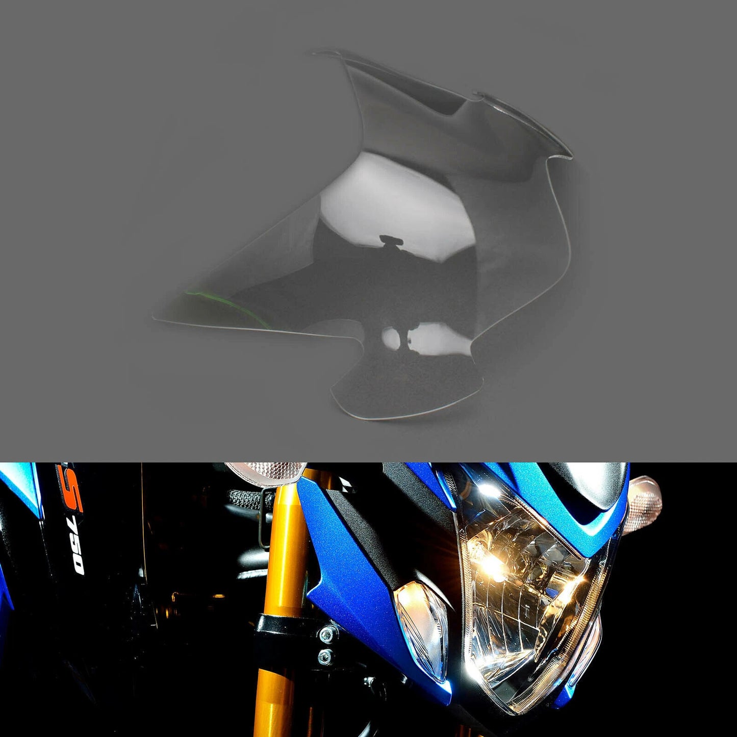 Protective Cover Front Headlight Glass for Suzuki GSX-S 750 (2015-2021)