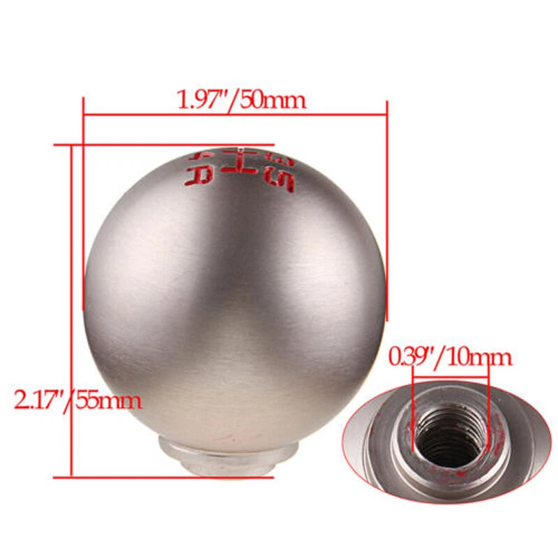 5 Speed Manual Round Ball Gear Stick Shift Knob for Honda Civic (2001-2005)