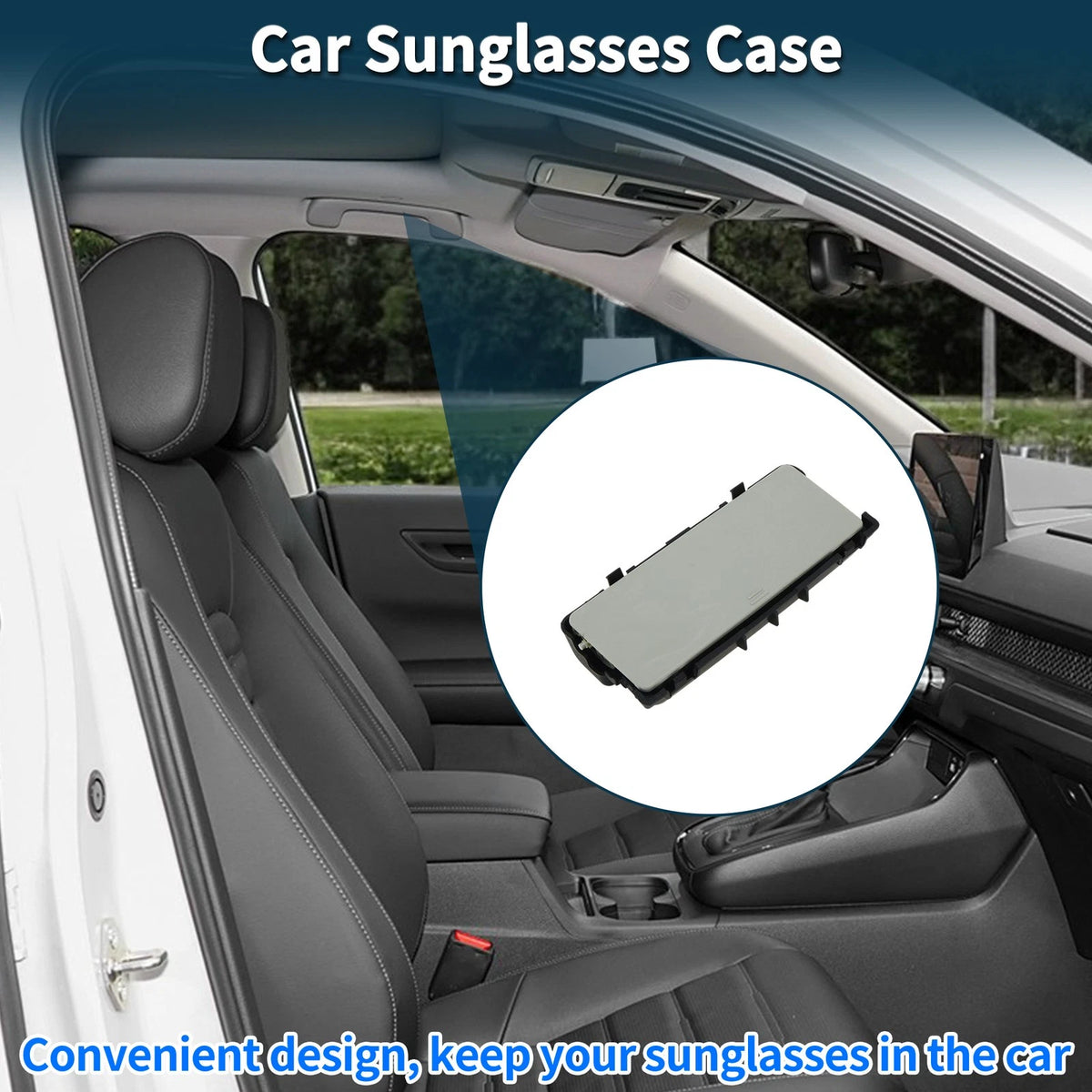 Sunglasses Case for Land Rover Defender 90/110/130 (2020-2024) Beige 1 Pc