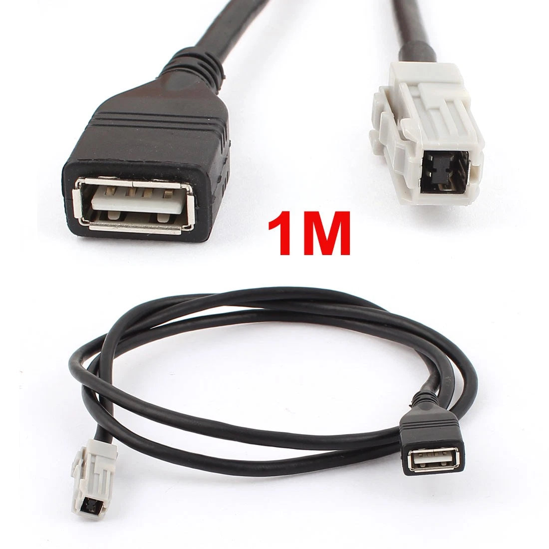 Car Audio USB Cable Adapter Wire Cord 1M USB Cable for Toyota