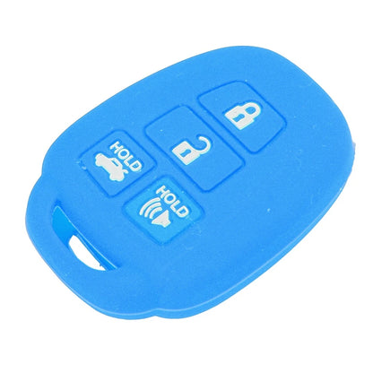 Blue Silicone Key Cover Housing for Toyota Camry (2012-2018)