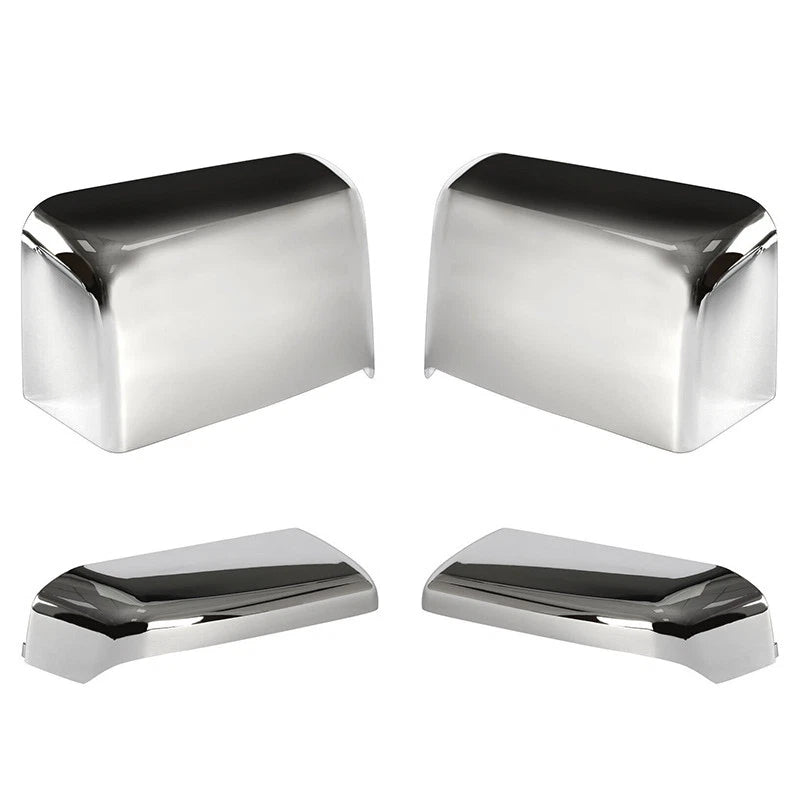 Set of Tow Mirror Cap Covers for Chevrolet Silverado Sierra 2500HD 3500 (2007-2018)