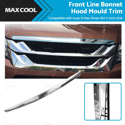 Front Line Bonnet Hood Mould Trim for Isuzu D-Max MU-X (2012-2016)
