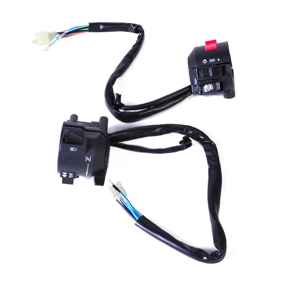 2 x 7/8" Handlebar Switch for Honda Harley Motorcycle