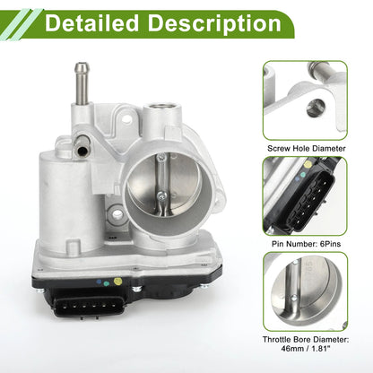 Throttle Body for Toyota Prius C (2012-2019) 1.5L