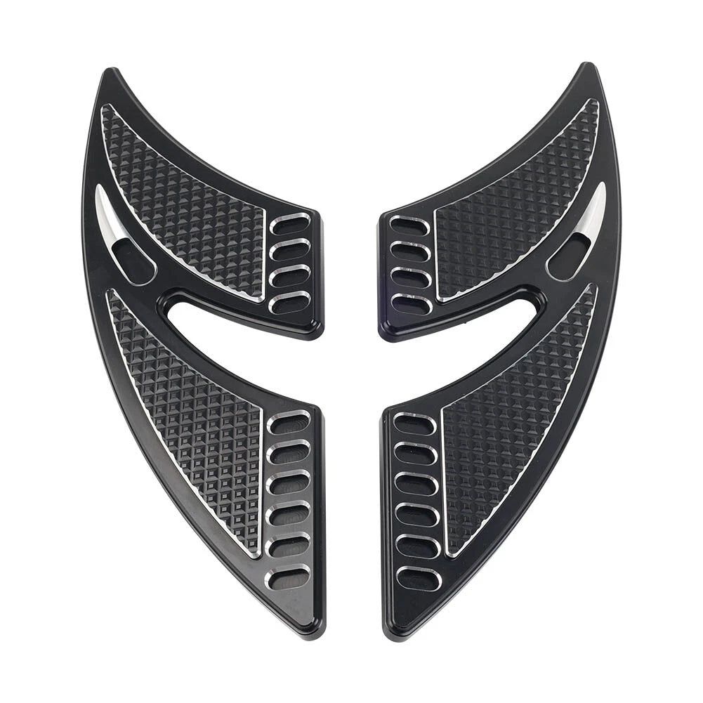 Cut Rear Floorboards Footpegs 2 x Aluminum for Harley Touring Models (93-Current)