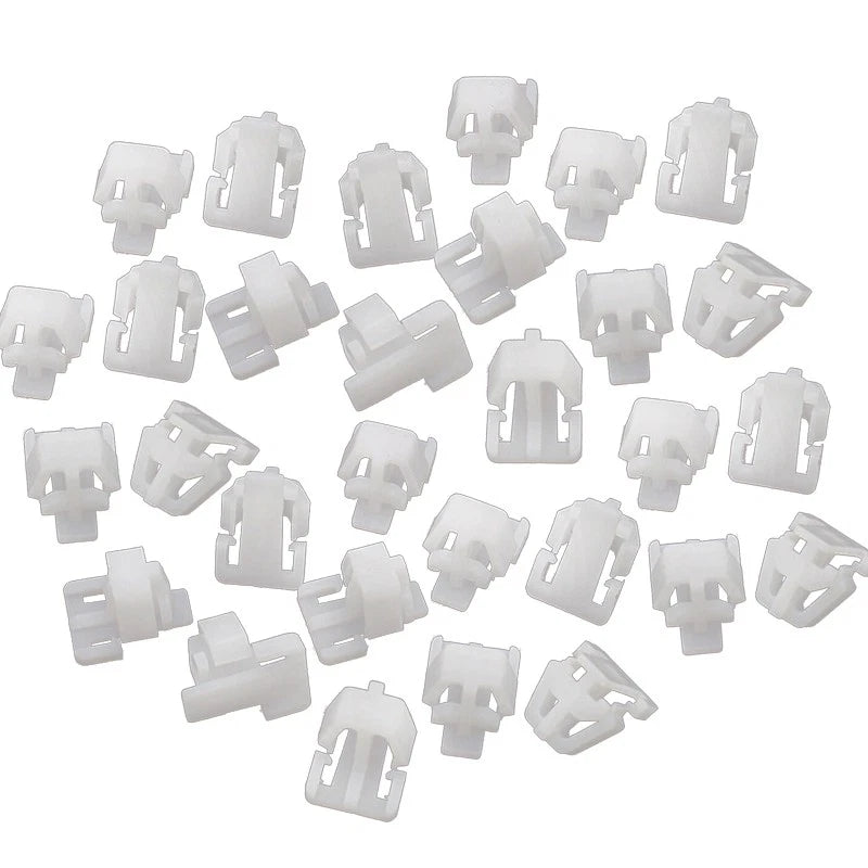 50 Pcs White Trim Fastener Clips for Honda Civic, Odyssey, Pilot (2001-2023)