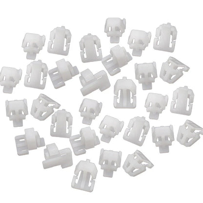 50 Pcs White Trim Fastener Clips for Honda Civic, Odyssey, Pilot (2001-2023)