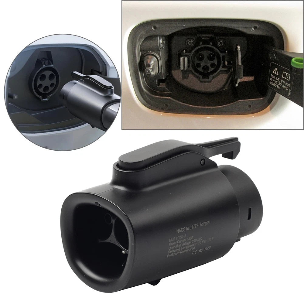 Tesla to J-1772 Fast Charger Adapter for Electric Vehicles (2021-2023)