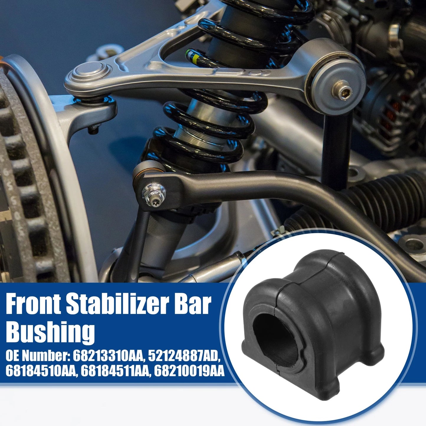 2 x Front Suspension Sway Bar Bushings for Jeep Grand Cherokee (2011-2015)