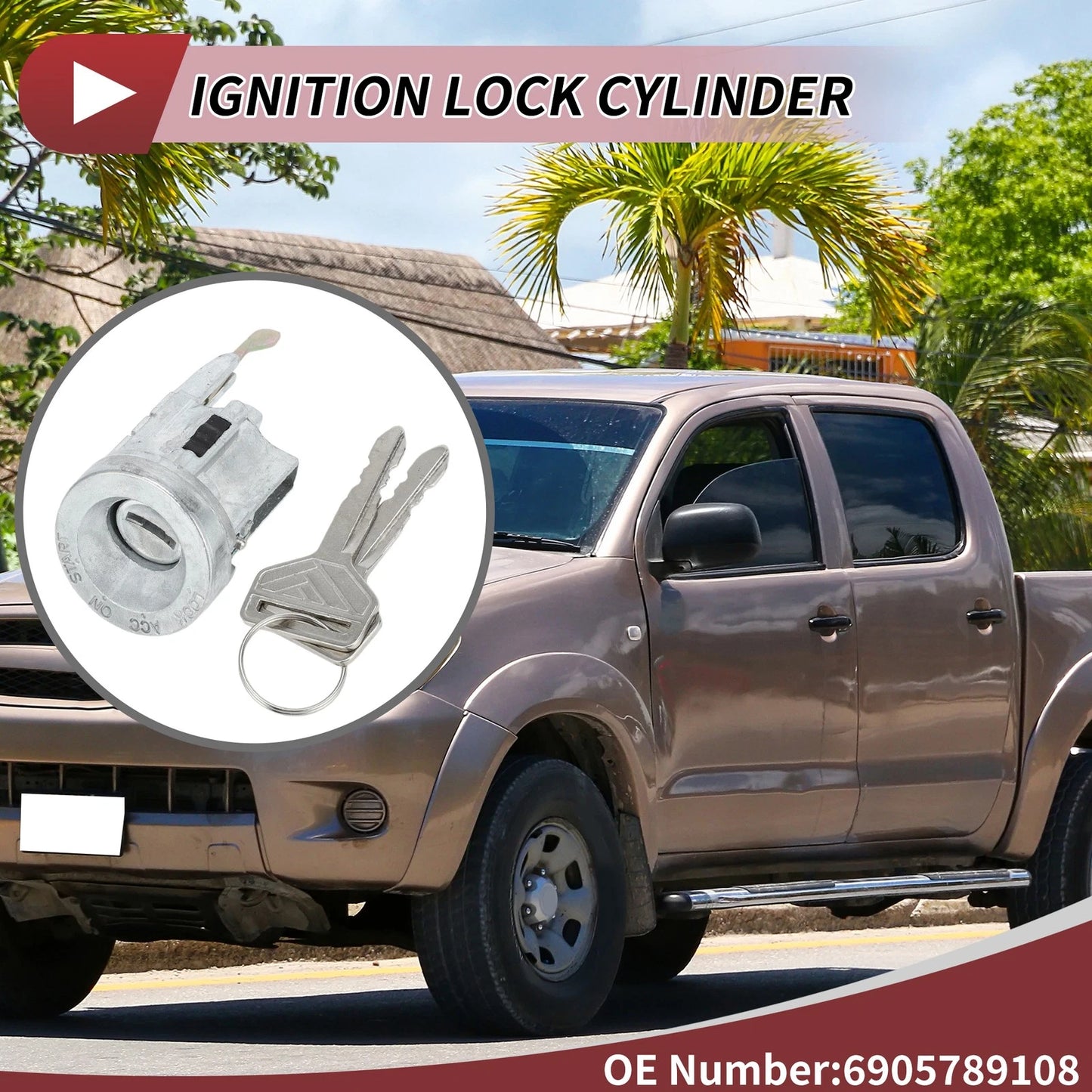 Ignition Lock Cylinder for Toyota Pickup, 4Runner (1984-1987)