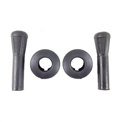 Door Lock Knob Gray Pair Fits Nissan Big-M Navara D21 Pickup Truck 1986-97 D09