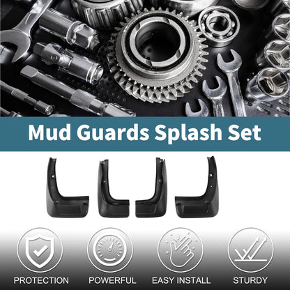 Mud Flaps Splash Guards 1 Set for Toyota Highlander (2015-2020)