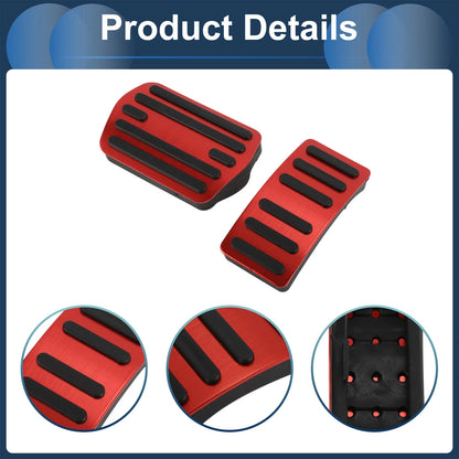 2 x Automatic Foot Accelerator Pedal Covers for Ford Edge (2015-2023)