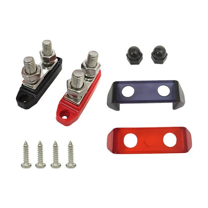 Battery Power Distribution Block 12V 250A for Marine Boats/Solar Energy