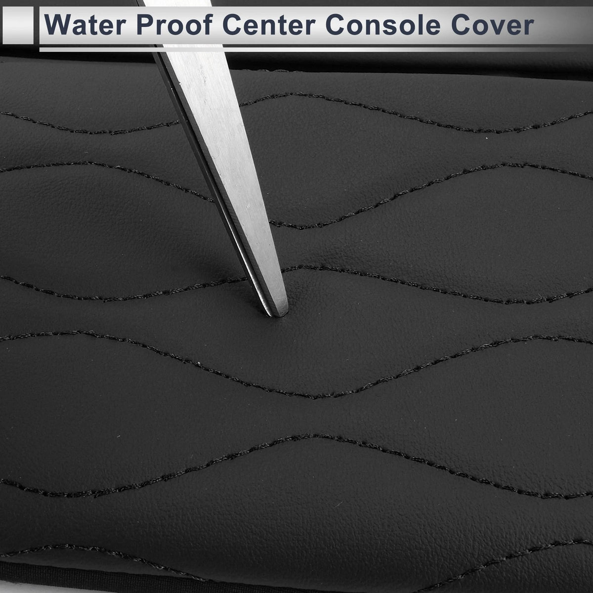 Center Console Cover with Storage Bag for BMW 5 Series (2019-2023) Black