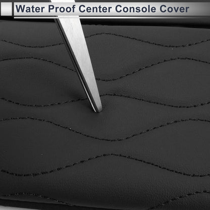 Center Console Cover with Storage Bag for BMW 5 Series (2019-2023) Black