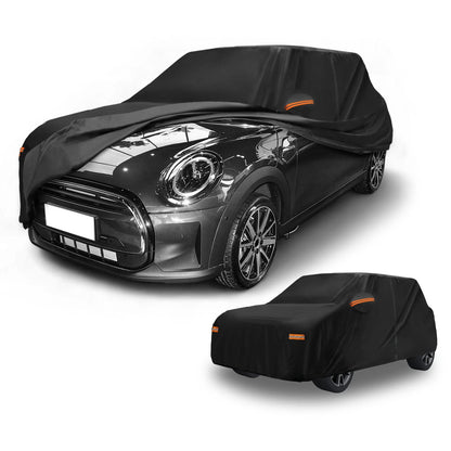 Waterproof All Weather Car Cover for Mini Cooper 4DR Black