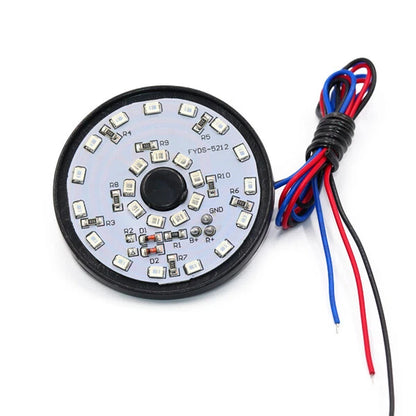 Amber Round Rear Tail Brake Stop Marker Light for Car Motorcycle Trailer