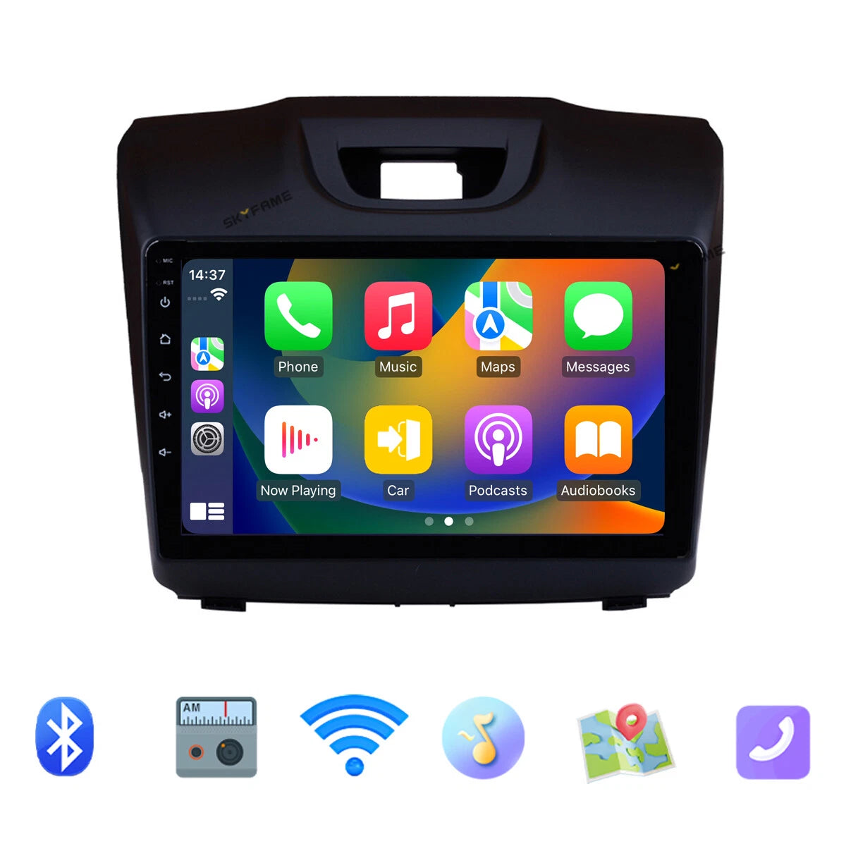 9" Wireless CarPlay Android Auto Radio for Isuzu Dmax MuX (2012-2020)