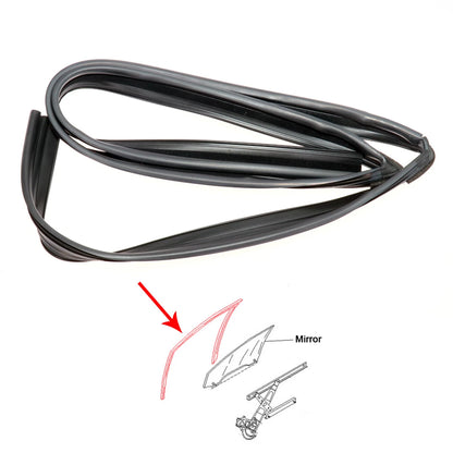 Front Door Glass Run Channel for Toyota Corolla 4-Door 1991-2001