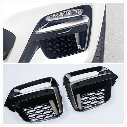 2 x Front Fog Light Frame Covers for BMW X3 X4 G01 G02 (2018-2021)