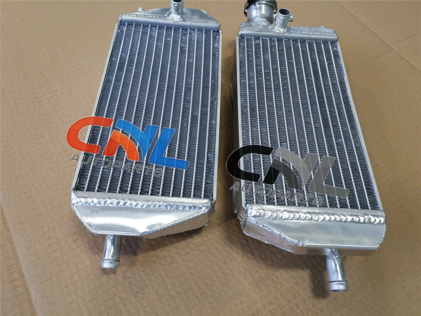 Aluminum Radiator + Red Hose for Gas Gas MX/SM/EC 200/250/300 (2015-2017)