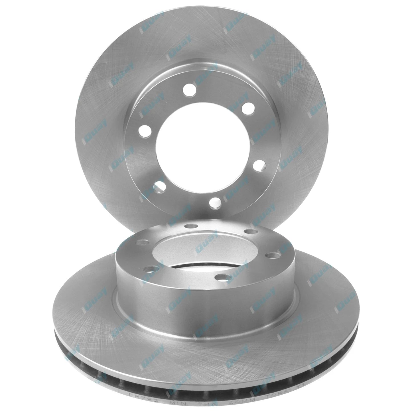 2 Front Disc Brake Rotors for Toyota Landcruiser Prado KZJ95 RZJ95 VZJ95 1996-02