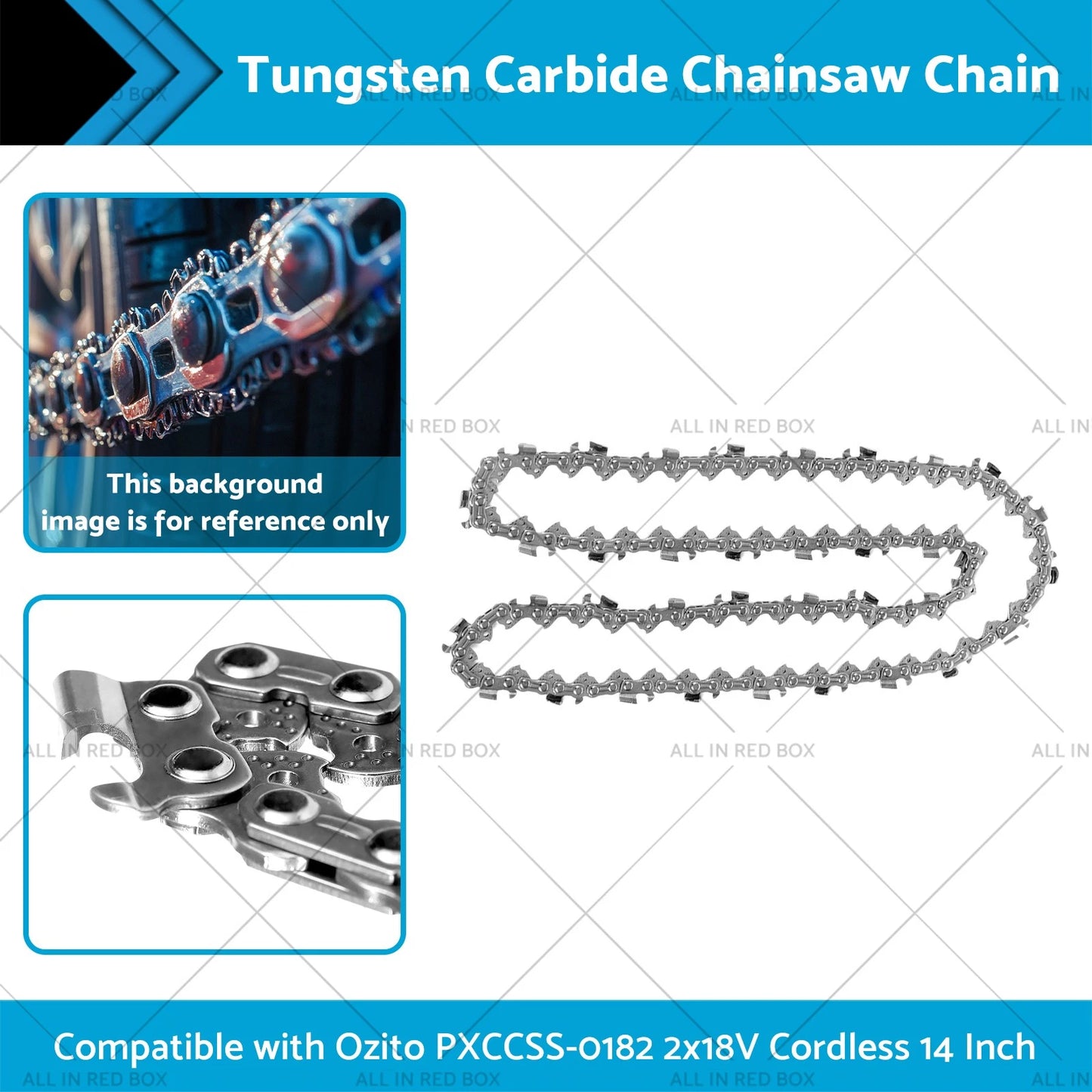 Tungsten Carbide Chainsaw Chain .043 3/8LP 52DL for Makita DUC353PT2